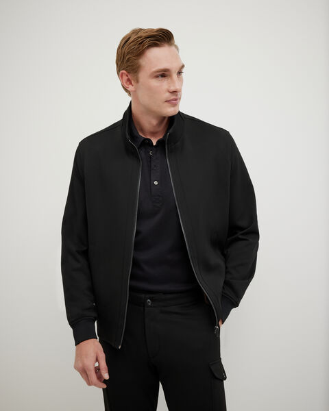 Travel Performance Bomber Jacket, Black, hi-res